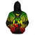 Tonga Polynesian ll Over Hoodie Map Reggae - Polynesian Pride