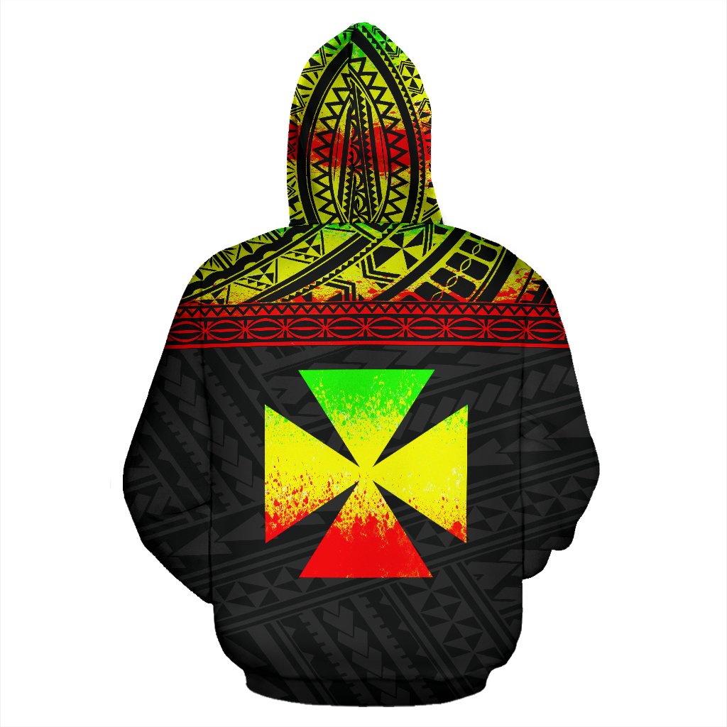 Wallis and Futuna Polynesian Hoodie Reggae - Polynesian Pride