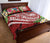 FSM Polynesian Quilt Bed Set - Summer Plumeria (Red) - Polynesian Pride