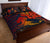 Hawaii Couple Shark Hibiscus Polynesian Quilt Bed Set - Mina Style - AH - Polynesian Pride