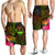 Guam Polynesian Men's Shorts - Hibiscus and Banana Leaves - Polynesian Pride