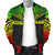 Kosrae Polynesian Chief Men's Bomber Jacket - Reggae Version - Polynesian Pride