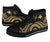 Papua New Guinea High Top Canvas Shoes - Gold Tentacle Turtle - Polynesian Pride