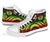 American Samoa High Top Shoes - Reggae Tentacle Turtle - Polynesian Pride