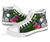 Marshall Islands High Top Shoes - Turtle Plumeria Banana Leaf - Polynesian Pride