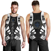Palau Men Tank Top - Polynesian Tattoo Black - Polynesian Pride