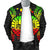 French Polynesia Polynesian Men's Bomber Jacket Map Reggae - Polynesian Pride