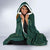 Hawaii Monstera Kalo Hula Girl Kanaka Maoli Hooded Blanket - Polynesian Pride