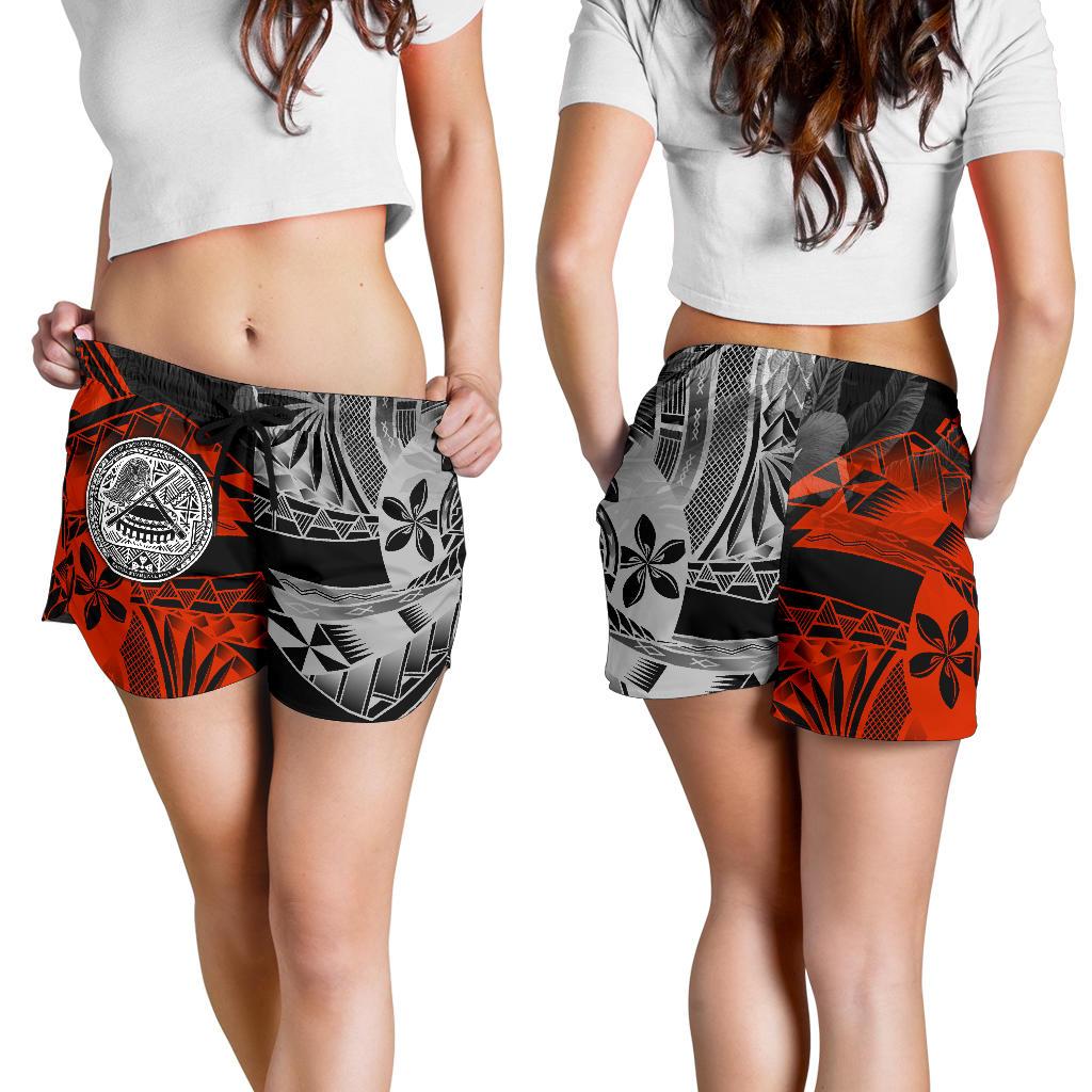 American Samoa Women's Shorts - Vintage Polynesian Style - Polynesian Pride