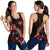 Marshall Islands Polynesian Women Tank Top - Turtle With Blooming Hibiscus Red - Polynesian Pride