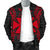 Wallis And Futuna Polynesian Men's Bomber Jacket Map Red - Polynesian Pride