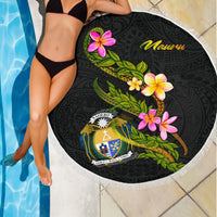 Nauru Beach Blanket - Plumeria Tribal - Polynesian Pride