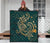 Hawaii Triple Marble Turtle Polynesian Hibiscus Premium Quilt - AH - Benjamin Style - Green - Polynesian Pride
