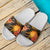 Nauru Slide Sandals - Gold Plumeria - Polynesian Pride