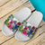 Cook Islands Slide Sandals - Turtle Plumeria Banana Leaf - Polynesian Pride