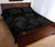 Hawaii Head Hammer Shark Hibiscus Gray Quilt Bed Set - Polynesian Pride