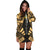 Tuvalu Hoodie Dress - Polynesian Tattoo Gold - Polynesian Pride