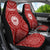 Tahiti Car Seat Covers - Tahiti Seal In Polynesian Tattoo Style (Red) - Polynesian Pride