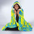 Palau Hooded Blanket - Polynesian Tattoo Flag - Polynesian Pride