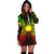 Marshall Islands Polynesian Hoodie Dress Map Reggae - Polynesian Pride