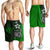 Kosrae Micronesian Men's Shorts Green - Turtle With Hook Green - Polynesian Pride