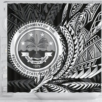 Federated States of Micronesia Shower Curtains - Wings Style - Polynesian Pride