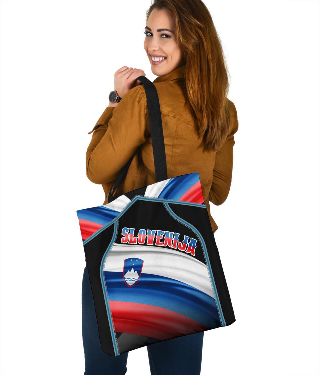 Slovenia Tote Bags - Republika Slovenija - Polynesian Pride