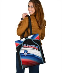 Slovenia Tote Bags - Republika Slovenija - Polynesian Pride