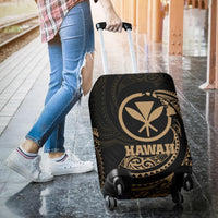Hawaii Polynesian Luggage Covers - Gold Tribal Wave - Polynesian Pride