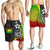 Samoa Polynesian Men's Shorts Reggae - Turtle With Hook Reggae - Polynesian Pride