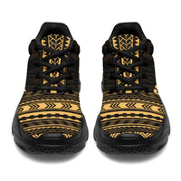 Cook Islands Chunky Sneakers - Polynesian Chief Gold Version - Polynesian Pride