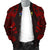 Cook Islands Men Bomber Jackets - Polynesian Tattoo Red - Polynesian Pride