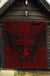 Austral Islands Premium Quilt - Austral Islands Flag Polynesian Chief Dark Red Version - Polynesian Pride