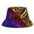 Hawaii Bucket Hat - Rainbow Polynesian Pattern - Polynesian Pride