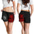 American Samoa Polynesian Shorts (Women) - Polynesian Turtle (Full Red) - Polynesian Pride