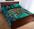 Hawaii Sea Turtle Water Color Travel Galaxy Quilt Bed Set - AH - Green - Polynesian Pride