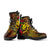 Hawaii Polynesian Leather Boots - Hibiscus Vintage - Polynesian Pride