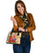 Tahiti Polynesian Shoulder Handbag - Hibiscus Coat of Arm Beige - Polynesian Pride