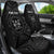 Fiji Personalised Car Seat Covers - Fiji Seal With Polynesian Tattoo Style ( Black) - Polynesian Pride