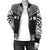Niue Polynesian Chief Women'S Bomber Jacket - Black Version - Polynesian Pride