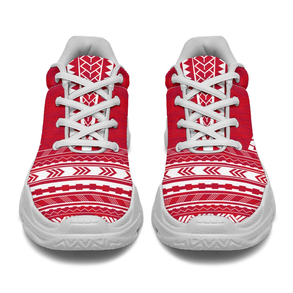 French Polynesia Chunky Sneakers - Polynesian Chief Flag Version - Polynesian Pride