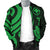 Polynesian Hawaii Men Bomber Jacket - Green Tentacle Turtle - Polynesian Pride