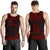 New Caledonia Men's Tank Top - Polynesian Chief Red Version - Polynesian Pride