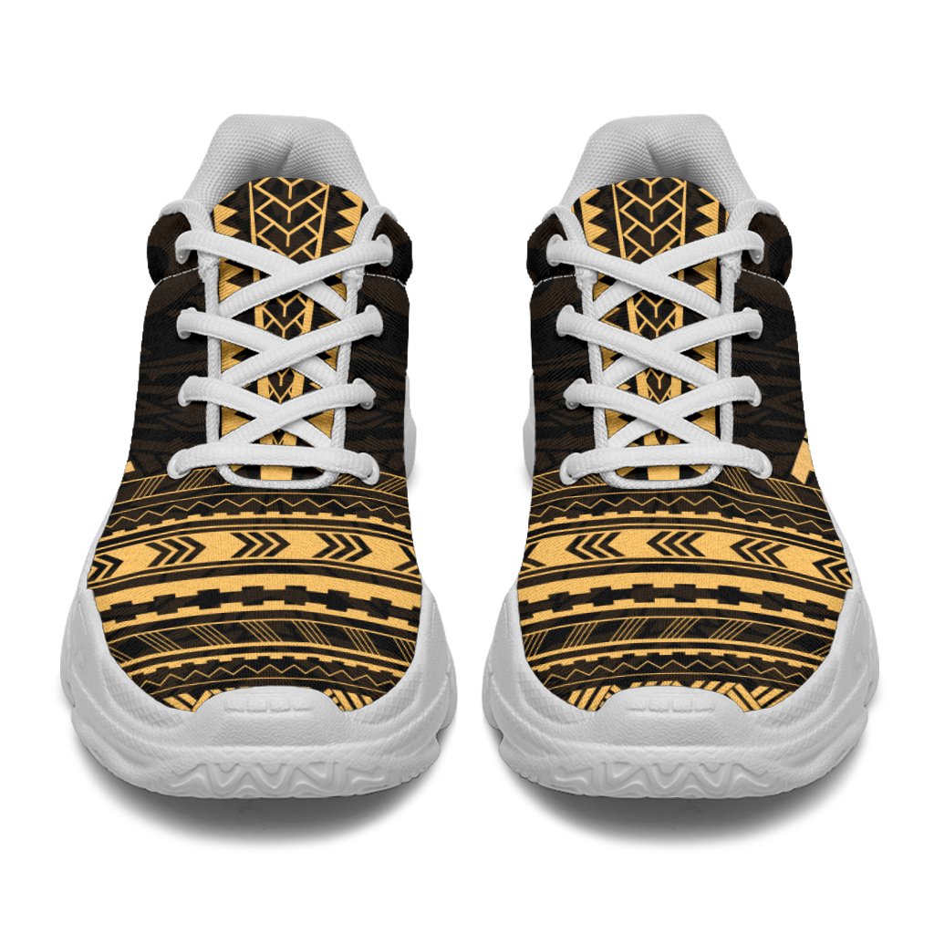 Tuvalu Chunky Sneakers - Polynesian Chief Gold Version - Polynesian Pride