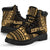 Society Islands Leather Boots - Polynesian Gold Chief Version - Polynesian Pride