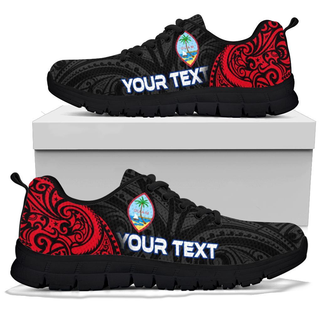 Guam Polynesian Custom Personalised Sneakers - Guam Spirit - Polynesian Pride