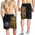 American Samoa Polynesian Shorts (Men) - Polynesian Turtle (Golden) - Polynesian Pride