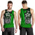 Samoa Polynesian Men's Tank Top Green - Turtle With Hook Green - Polynesian Pride