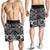 Tonga Men's Shorts - White Shark Polynesian Tattoo - Polynesian Pride