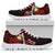 Nauru Polynesian Sneakers - Coat Of Arm With Hibiscus - Polynesian Pride